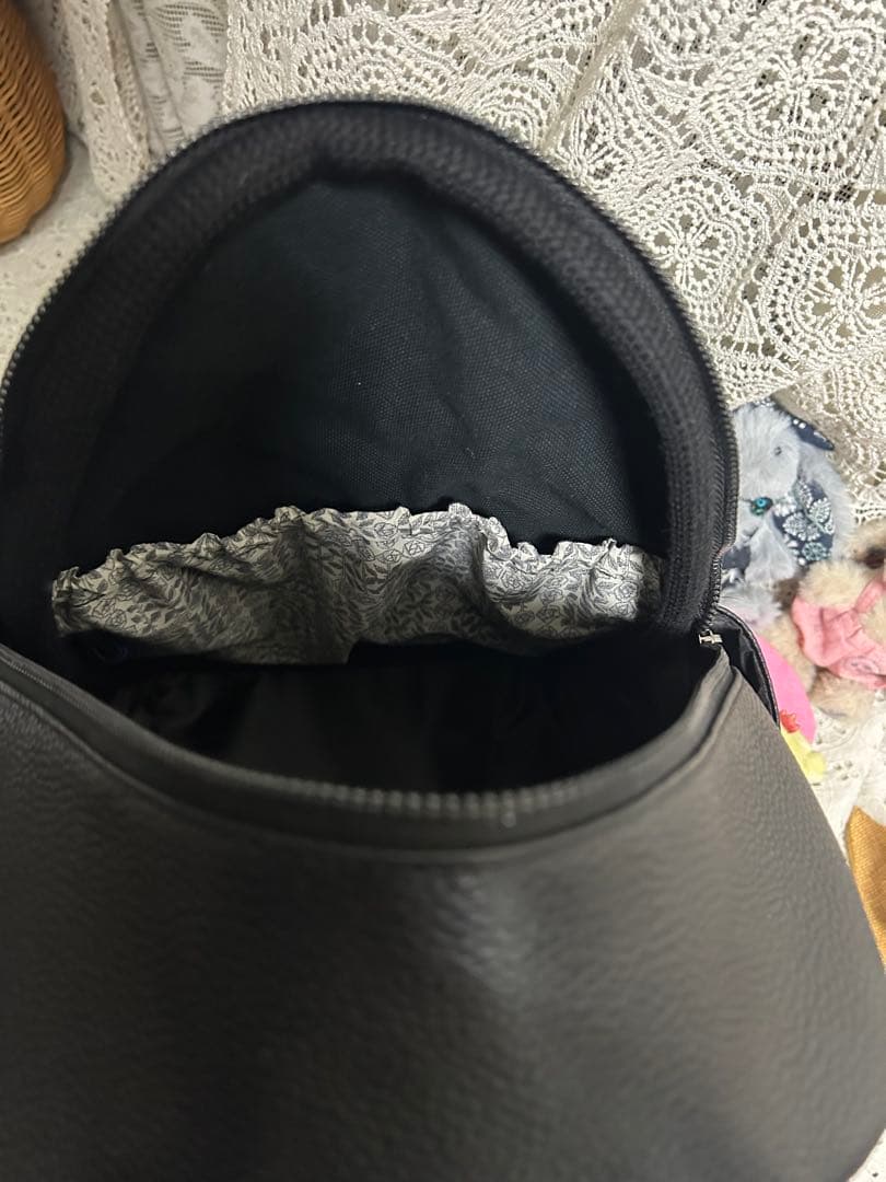 60302 ミナペルホネンハーフハンドメイド本革リュック ＬＬカラフルtarte