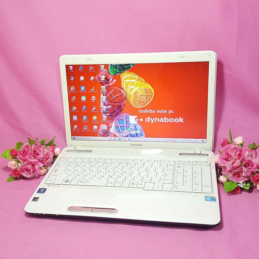 ✨最新Windows10✨CORE-i5✨Dynabook✨HDMI✨メモリ4G