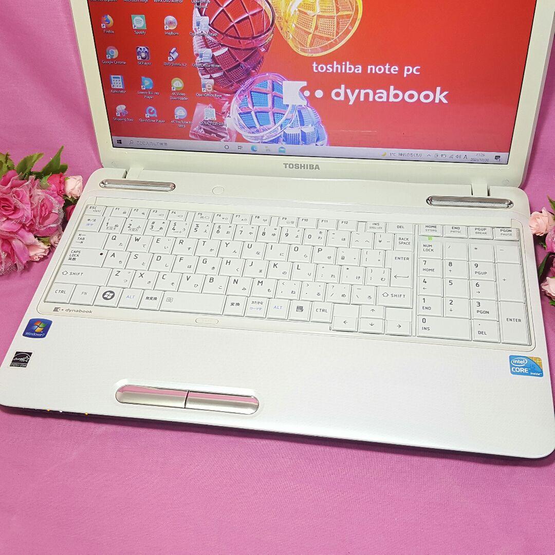 ✨最新Windows10✨CORE-i5✨Dynabook✨HDMI✨メモリ4G