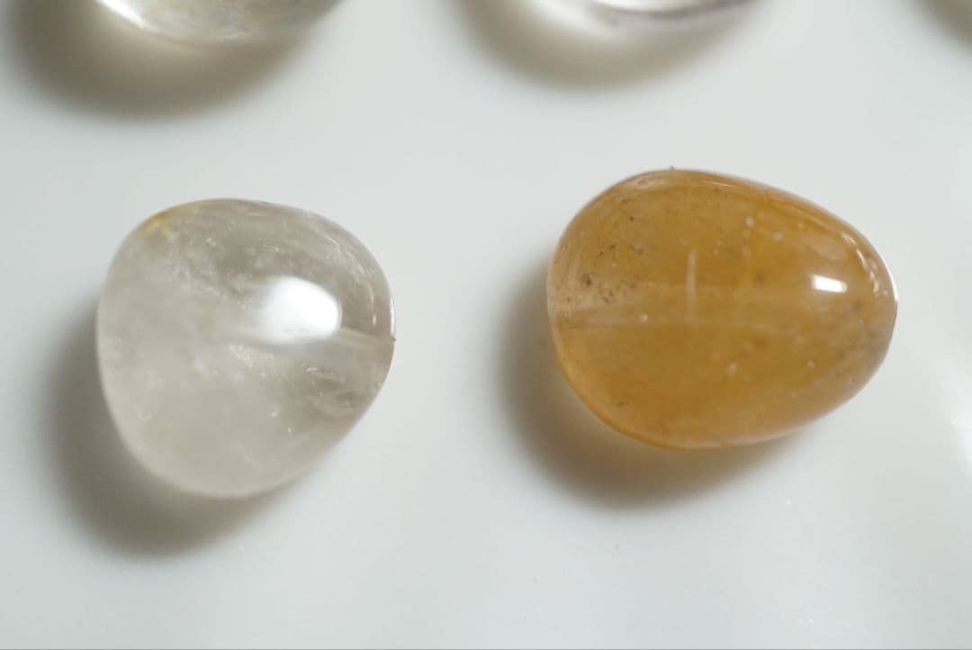 No.2650　ルチルクォーツ　ミックスカーネリアン　天然石ゴムブレスレット