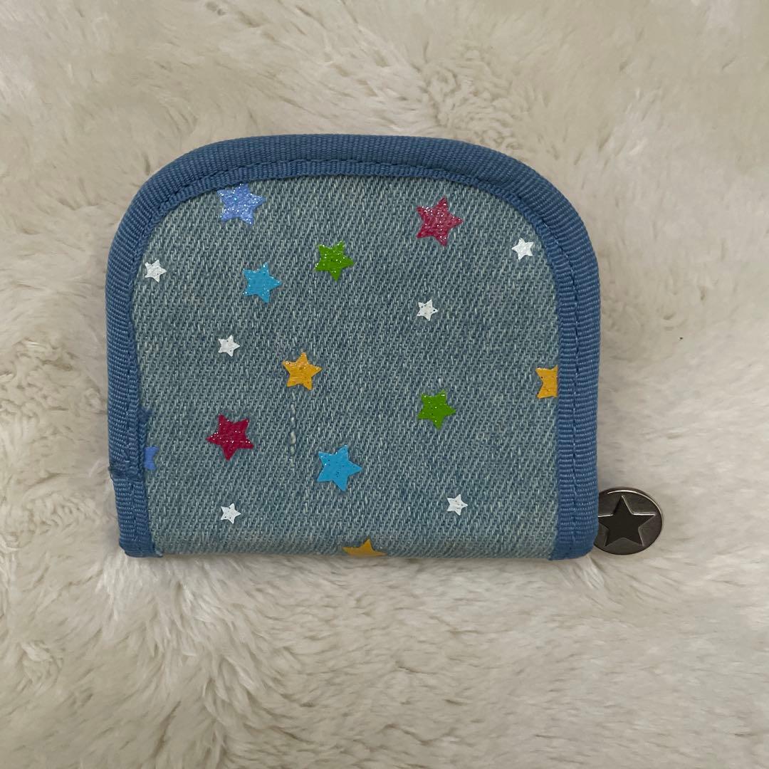 ウサハナ デニム風財布