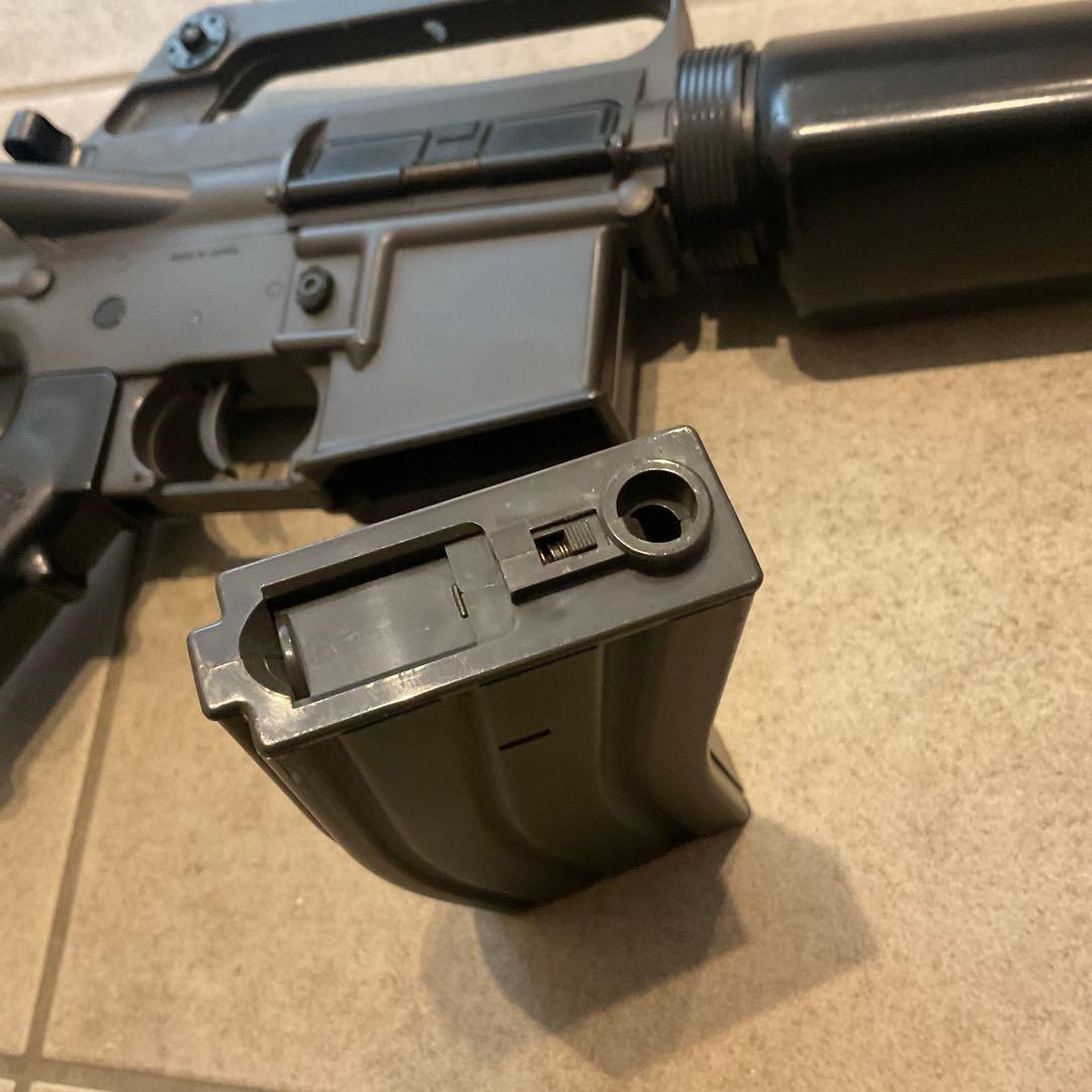 92m/s絶版品東京マルイ純正電動ガンM16A1 メンテ済＋300連マガジン良品