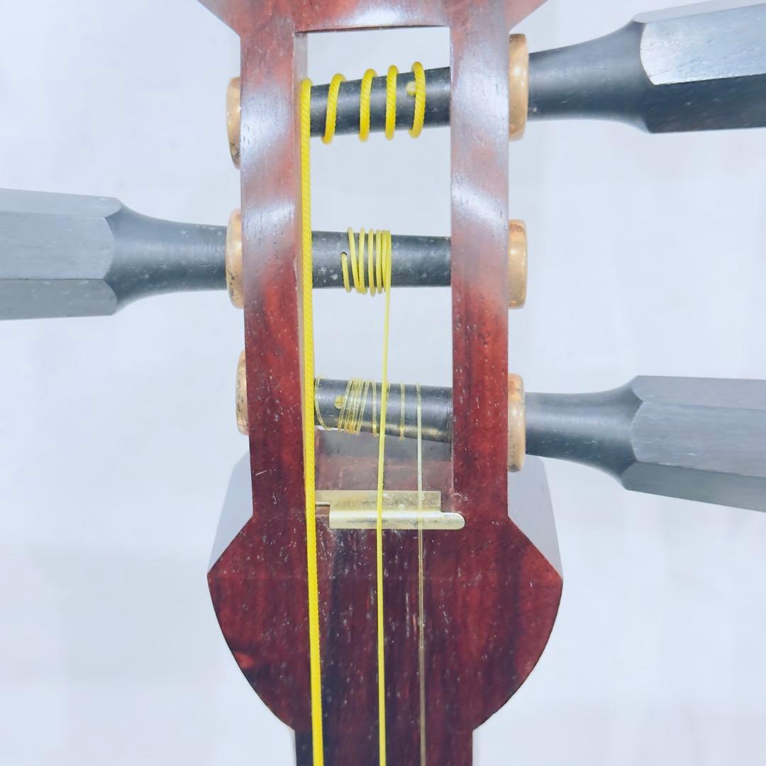 津軽三味線 太棹 紅木 撥付き