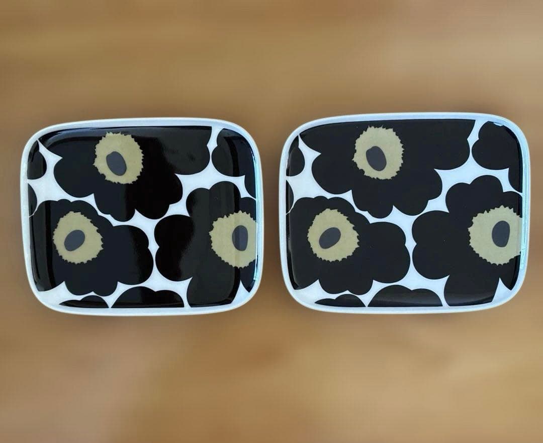 ◉marimekko◉50th Blackウニッコ4点セット◉