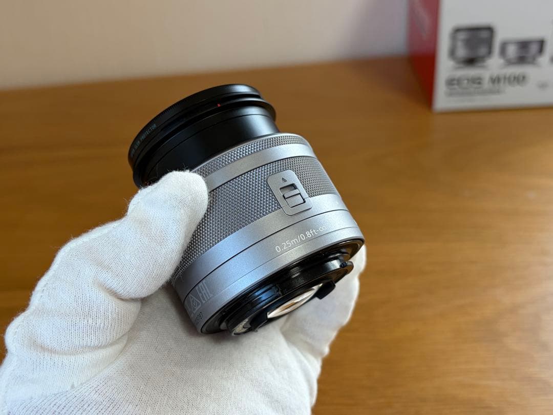 【美品】Canon EOS M100 グレー 本体 + レンズ 2本+ 付属品