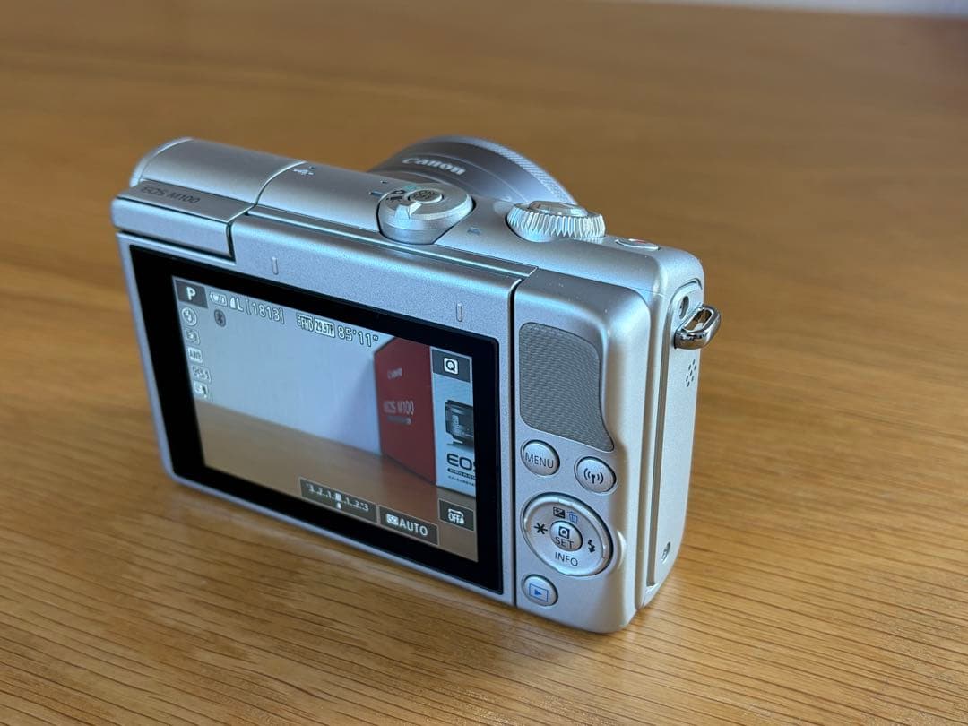 【美品】Canon EOS M100 グレー 本体 + レンズ 2本+ 付属品