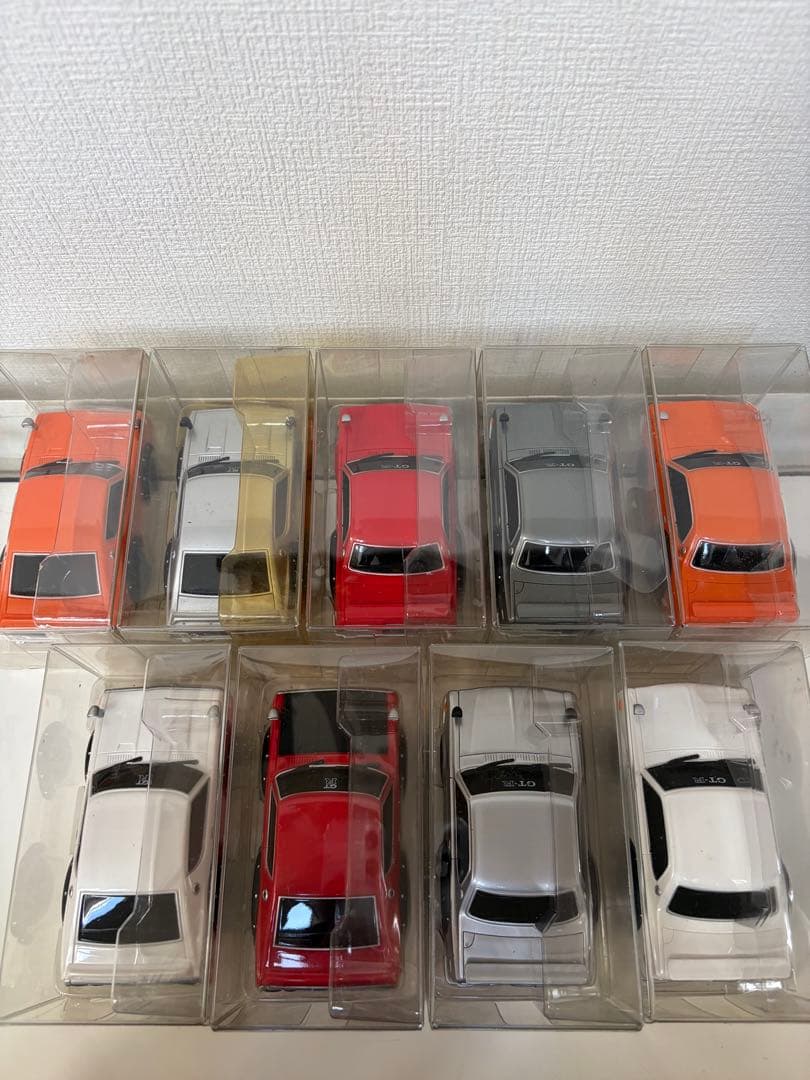 ミニカー スカイライン GT-R プルバックカー 9台セット
