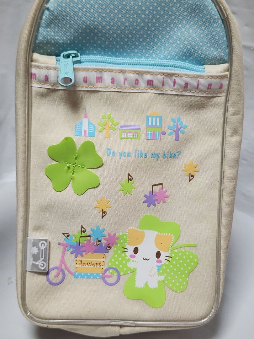 【当時品】サンリオ　マシュマロみたいなふわふわにゃんこのポーチ