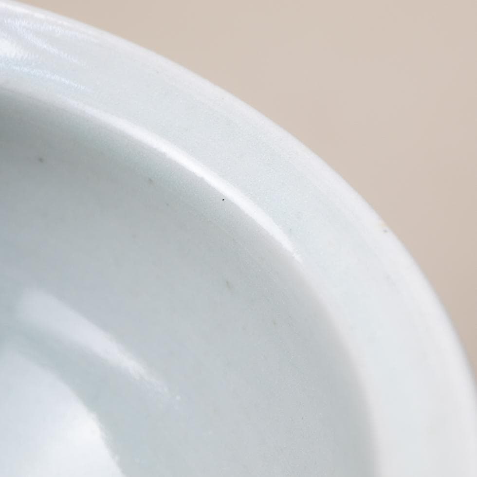 滝田項一 白磁建水／茶道具 共箱