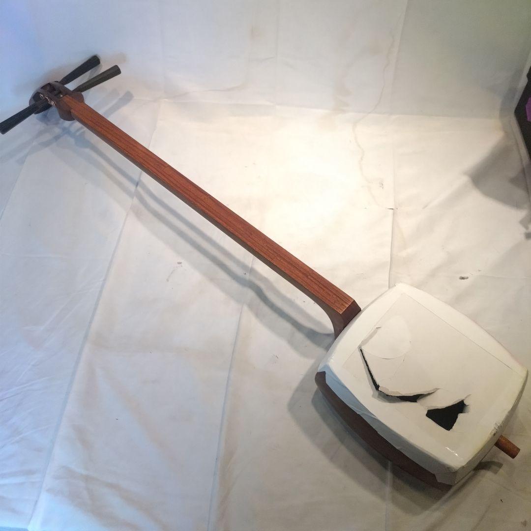 ジャンク 三味線 天然素材　太棹