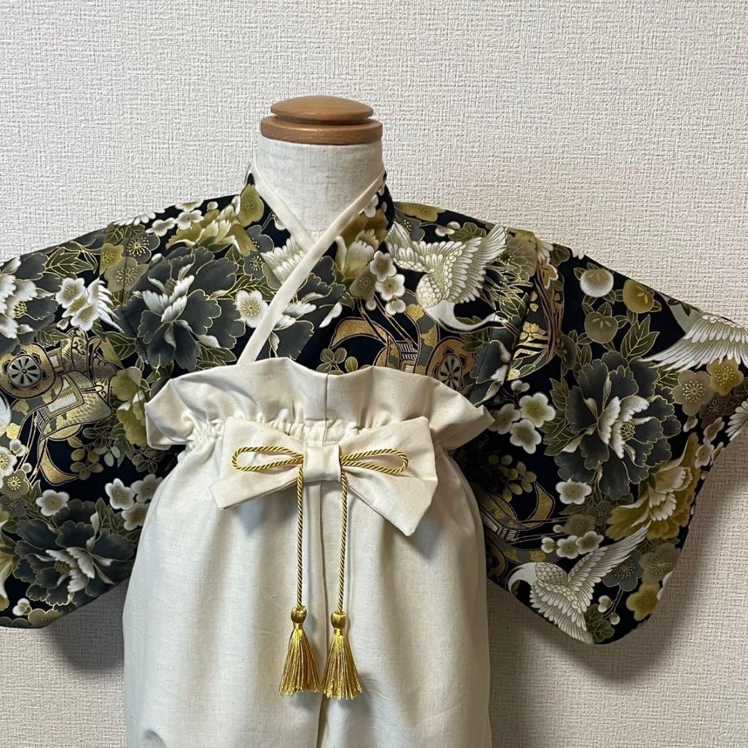 ベビー袴　お食い初め　100日祝い　お宮参り　初節句　男の子　こどもの日　兜