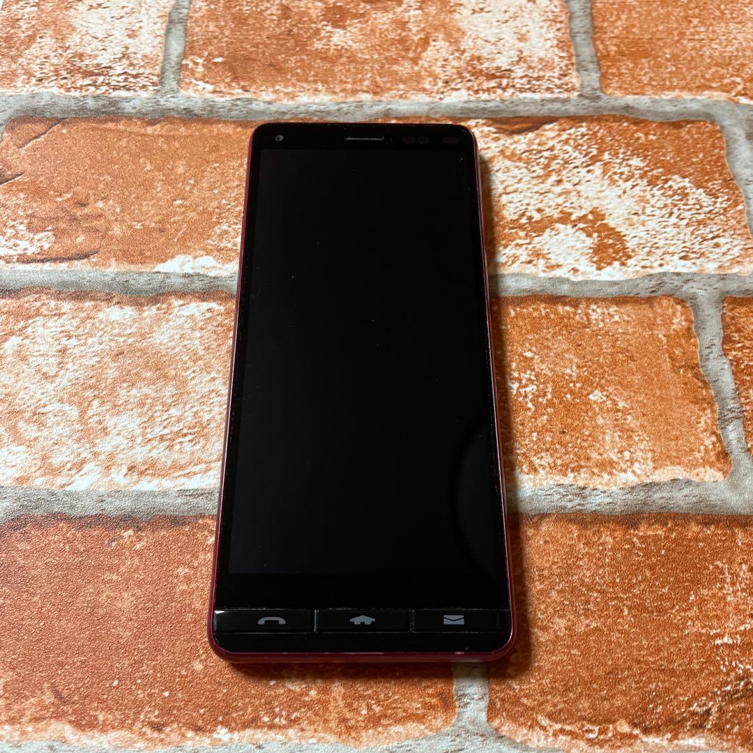 KYV47 BASIO4 32GB ワインレッド SIMロック解除済