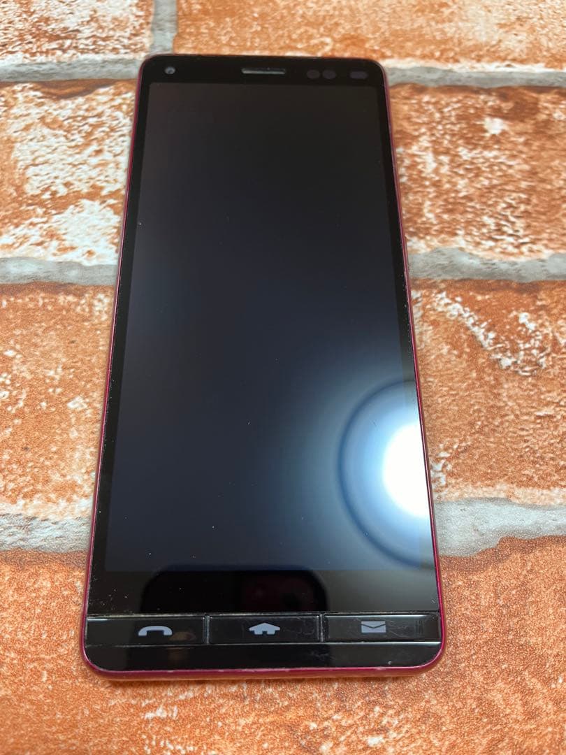 KYV47 BASIO4 32GB ワインレッド SIMロック解除済