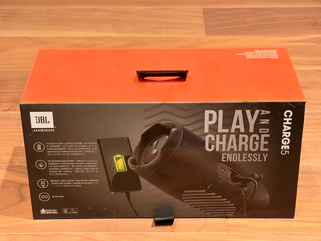 ★新品★JBL CHARGE 5 BLK Bluetoothスピーカー 黒★