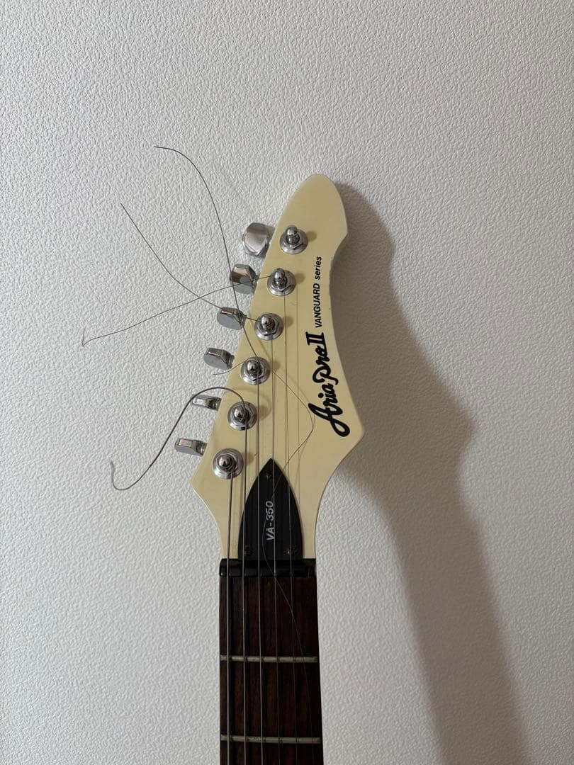 YAMAHA エレキギター ホワイト 初心者OK カスタムベース ステッカー有