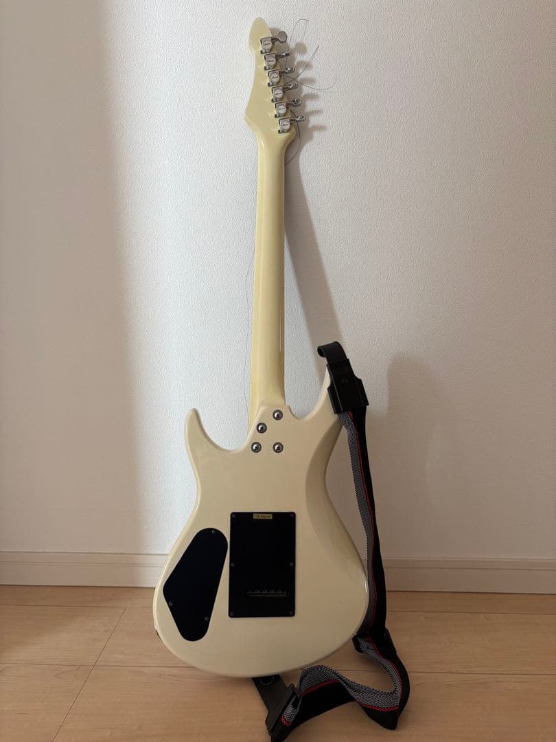 YAMAHA エレキギター ホワイト 初心者OK カスタムベース ステッカー有