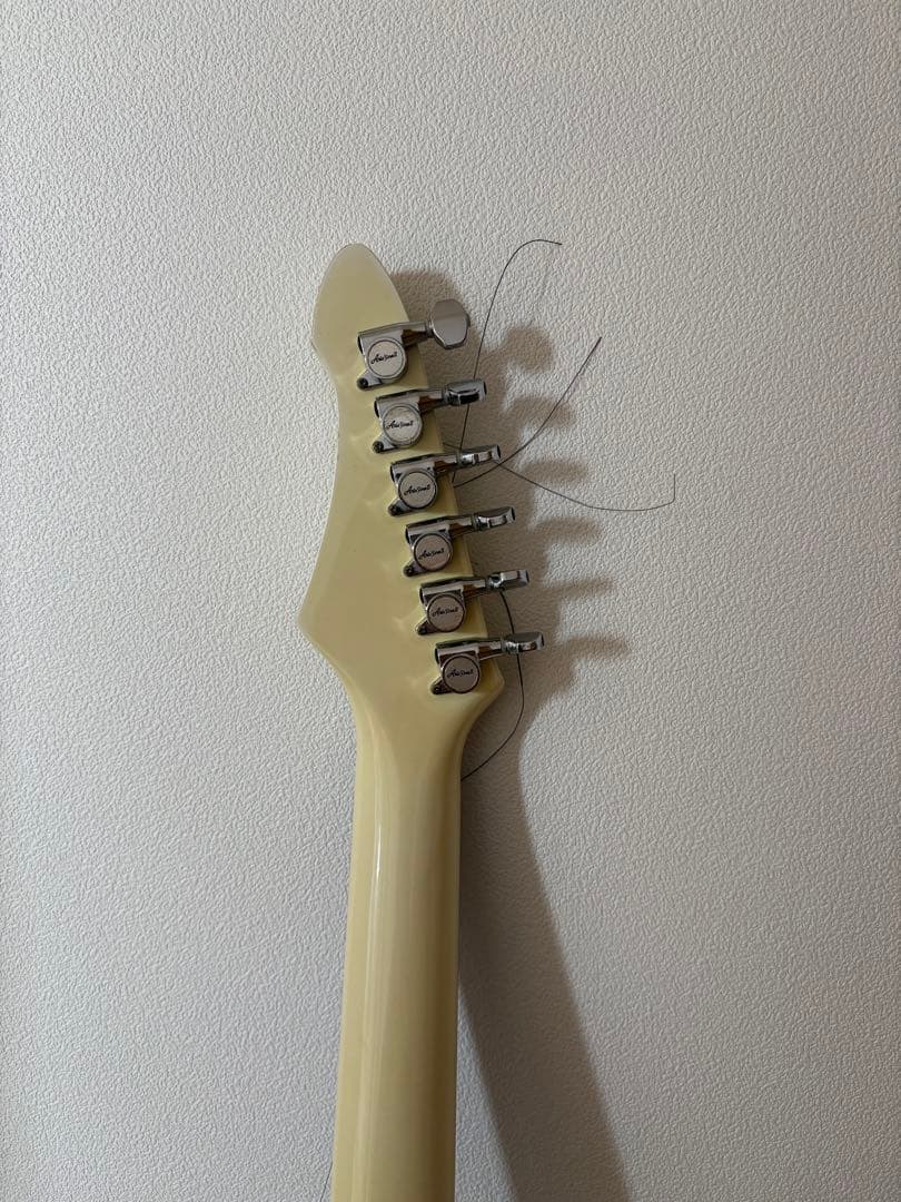 YAMAHA エレキギター ホワイト 初心者OK カスタムベース ステッカー有