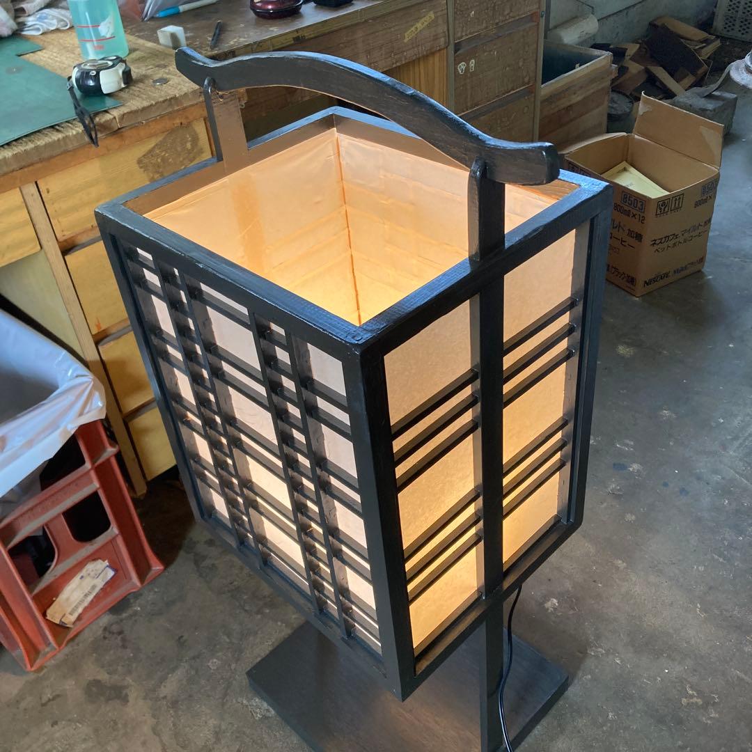 r*2様 大きい殿様行燈 あんどん 和室 インテリアライト フロアライト 高さ9