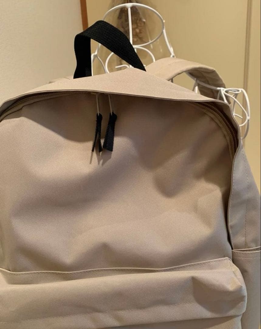 【ねここ】　オーダー　黒リュック　ベージュリュック　２点
