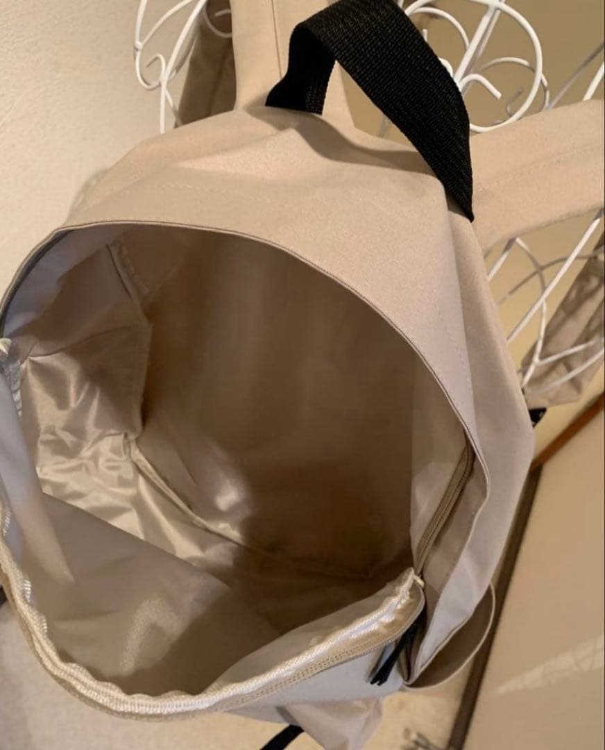 【ねここ】　オーダー　黒リュック　ベージュリュック　２点