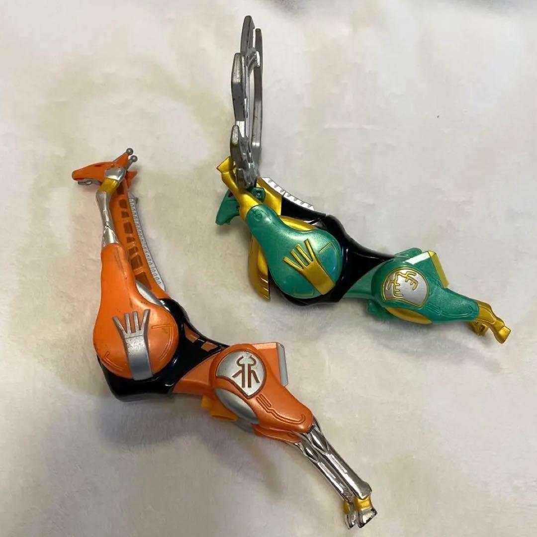 当時物 DXガオディアスガオジュラフ セット百獣戦隊ガオレンジャー バンダイ