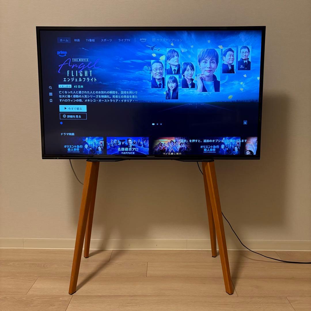 引取り限定　パナソニック 43型 4K VIERA TH-43FX600