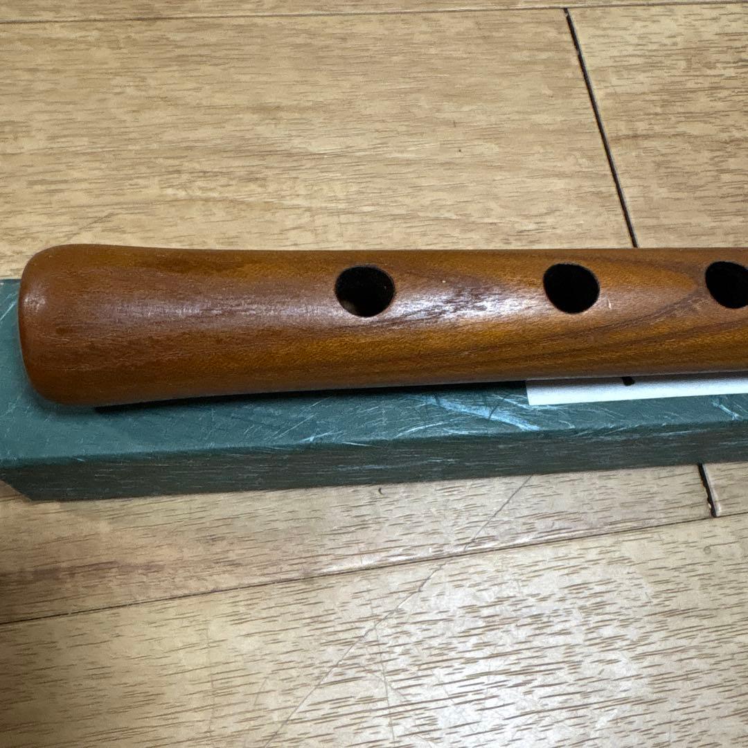 木製 8穴 篠笛 龍笛 民族楽器 不明