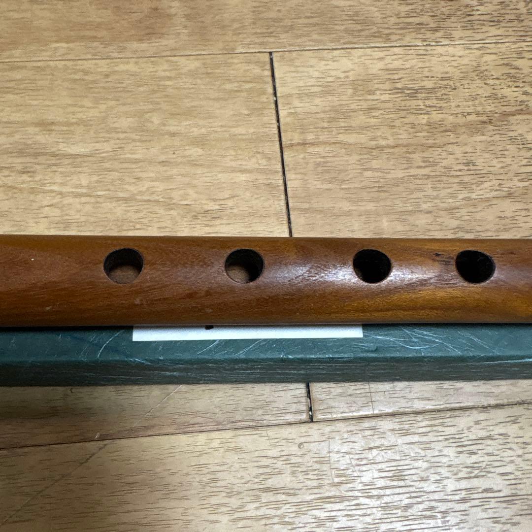 木製 8穴 篠笛 龍笛 民族楽器 不明