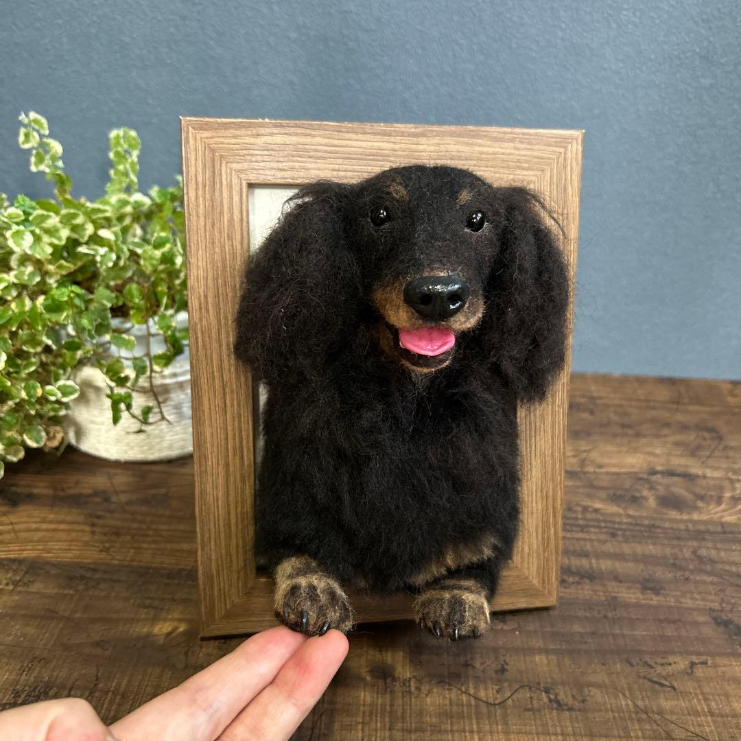 羊毛フェルトフレーム入り　l _M