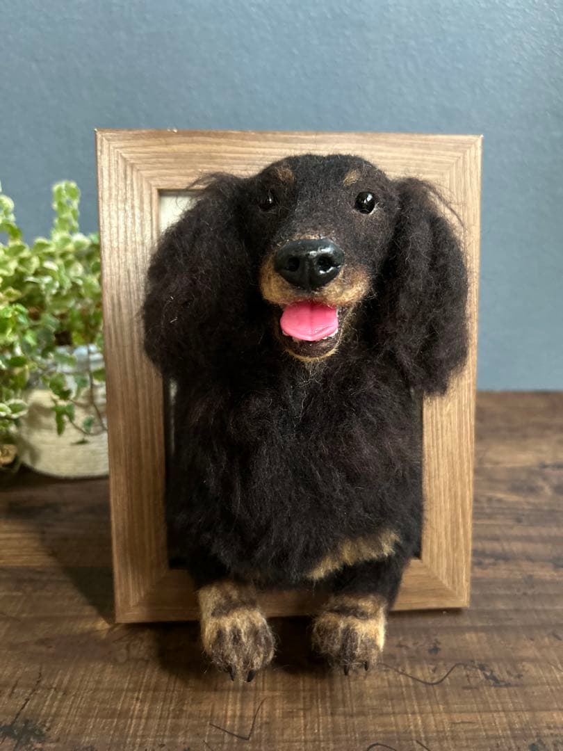 羊毛フェルトフレーム入り　l _M