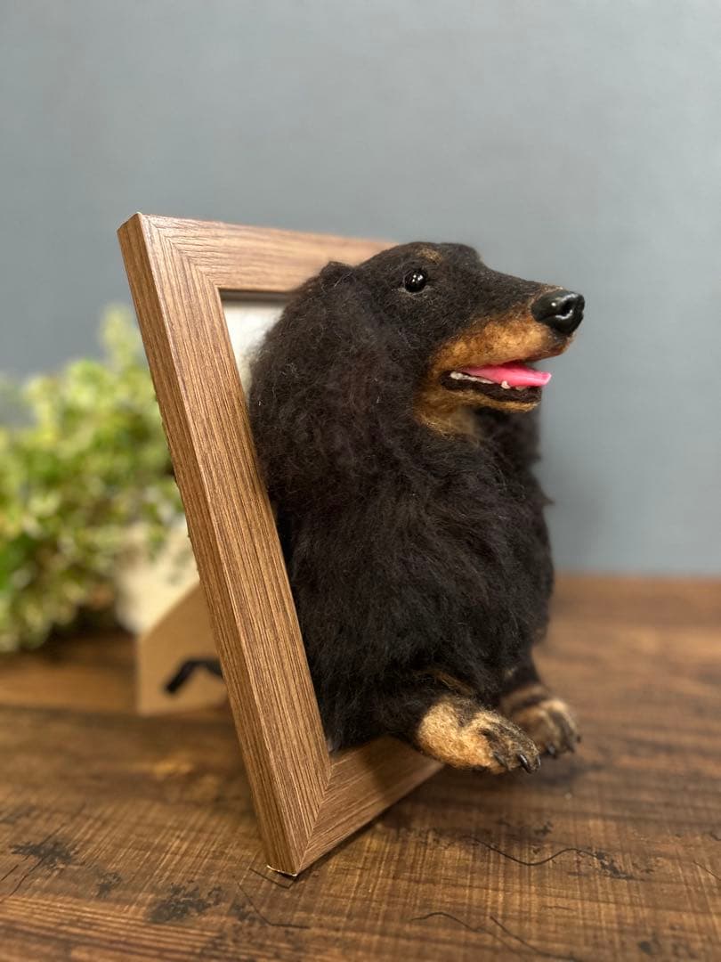 羊毛フェルトフレーム入り　l _M