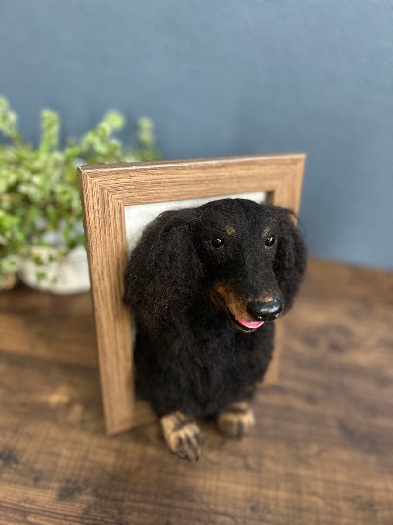 羊毛フェルトフレーム入り　l _M