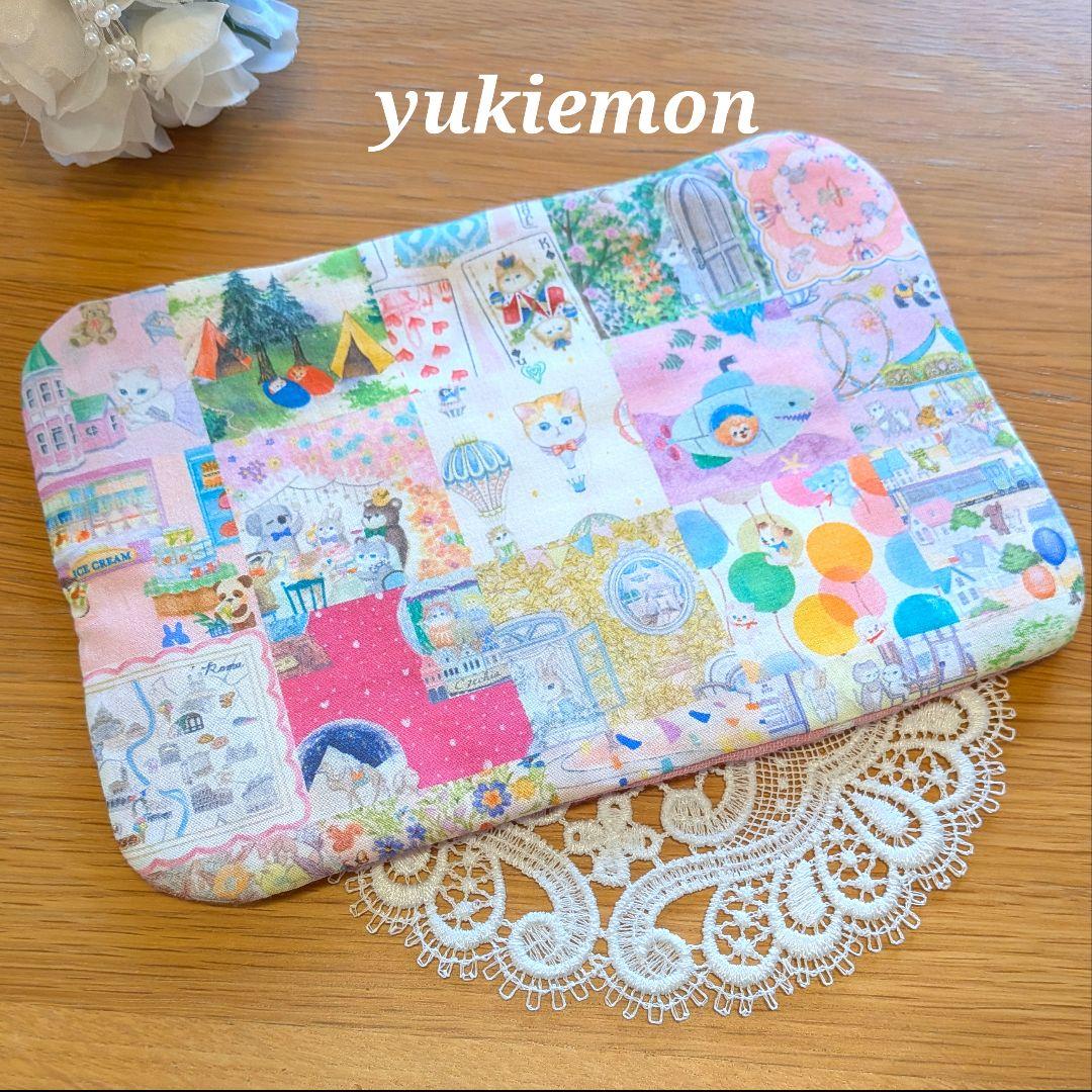 りあな様おまとめ☆ふわふわガーゼハンカチ⭐️ユキエモン☆ラビリンスハウス