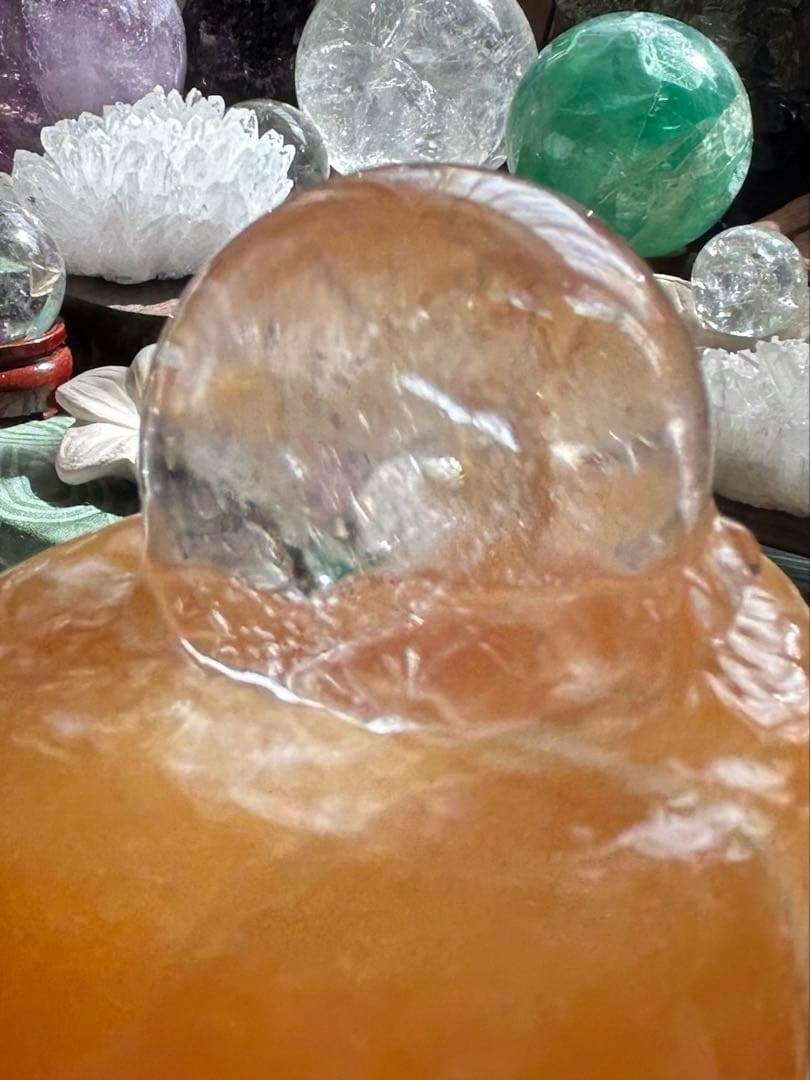 ✨破格✨絶品‼️イエロージャスパー☆噴水☆天然石⭐︎ファウンテン☆秘蔵品⭐︎2100g