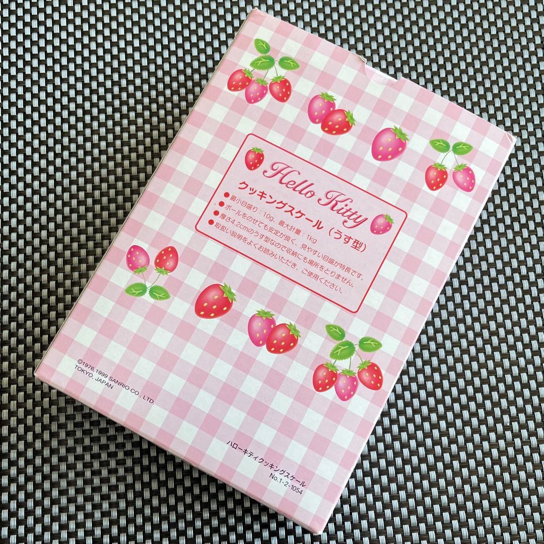 サンリオ×製薬会社コラボ　ハローキティ　クッキングスケール いちごキティ