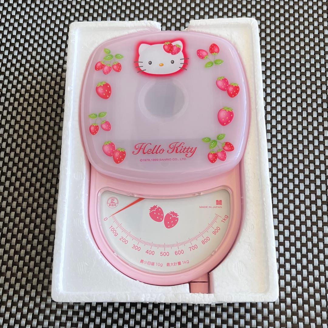 サンリオ×製薬会社コラボ　ハローキティ　クッキングスケール いちごキティ