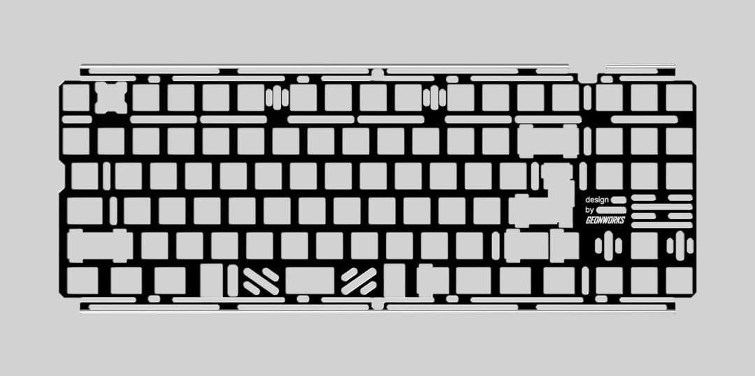 キーボード Geonworks F1-8X V2 WK Silver Gray