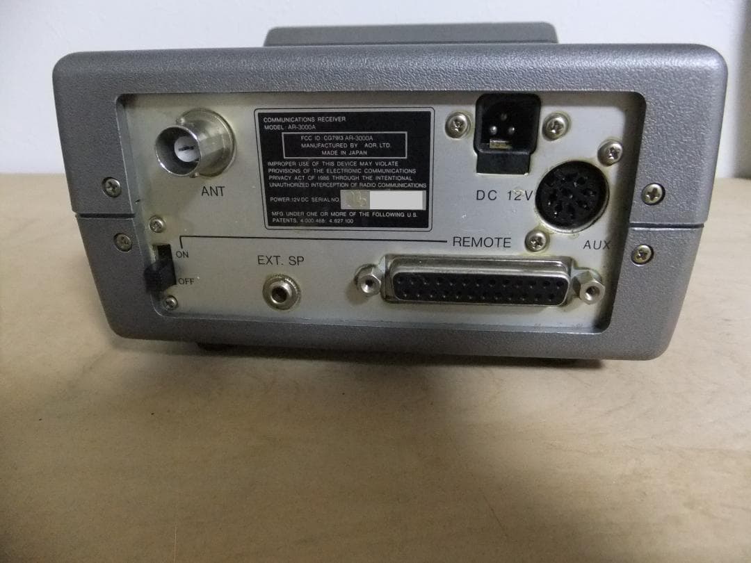 ☆ＡＯＲ　0.1～2036MHz広帯域受信機　ＡＲ３０００Ａ（現状渡し）☆