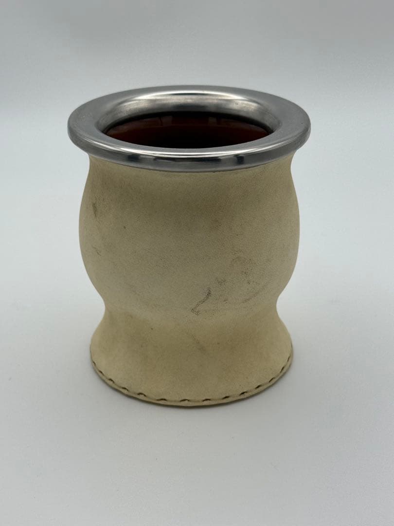 マテ壺　セラミック　アルゼンチン製