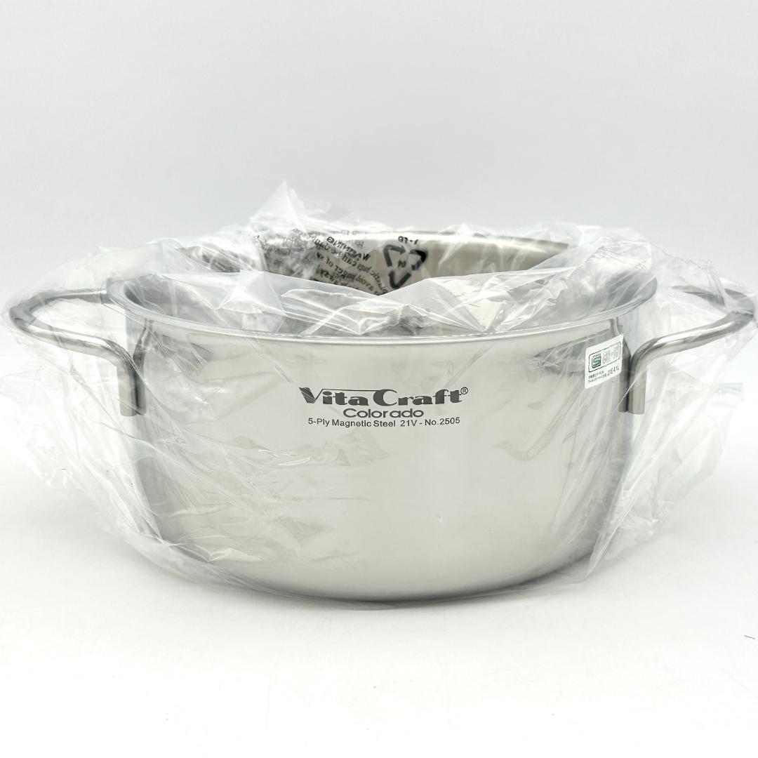 【新品・未使用】ビタクラフト 両手鍋 コロラド 22cm No.2505
