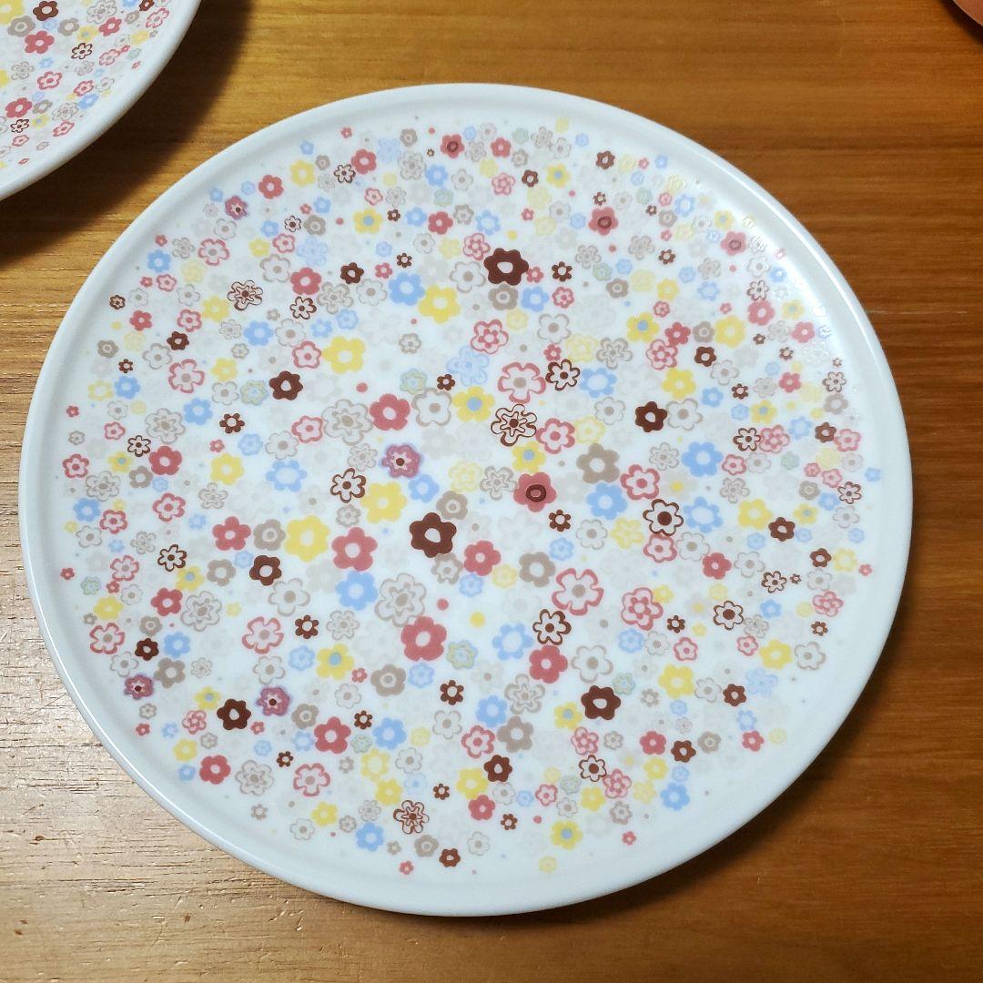 NARUMI ナルミ ポーチュラカ 花模様 4点 ペアマグカップ プレート 新品