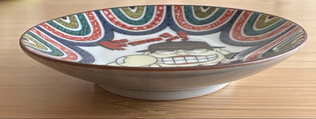 藤子不二雄A展　笑うせぇるすまん　九谷焼　豆皿