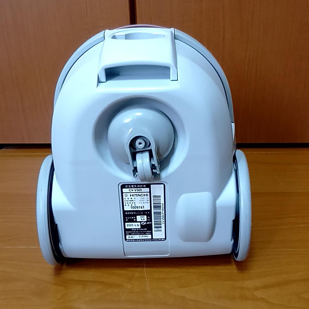 【連休特価】日立　紙パック式掃除機 CV-V500　取扱説明書付属　2021年製