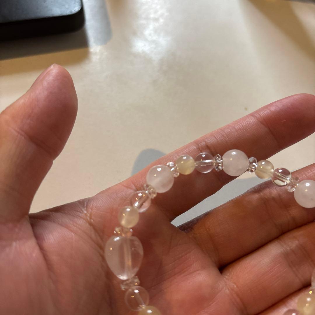 ムーンストーン、ローズオーラ、水晶のブレス！