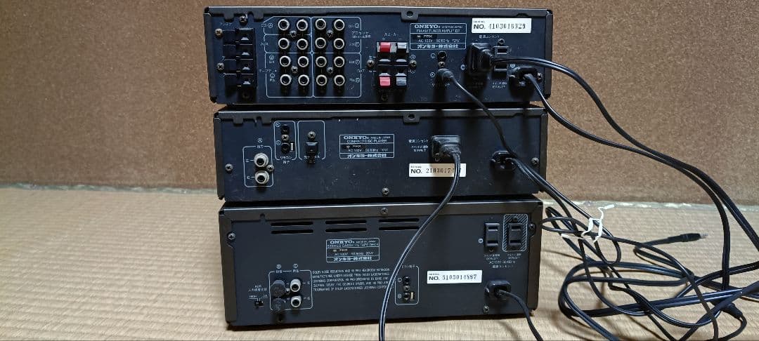 【希少】ONKYO ミニコンポ ESSAYスピーカー付