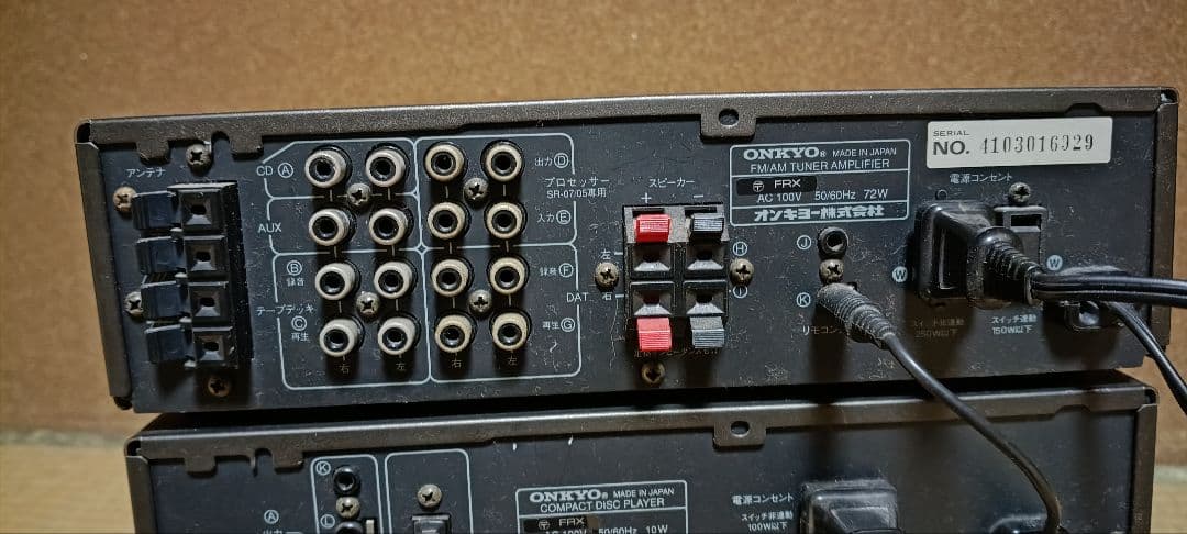 【希少】ONKYO ミニコンポ ESSAYスピーカー付