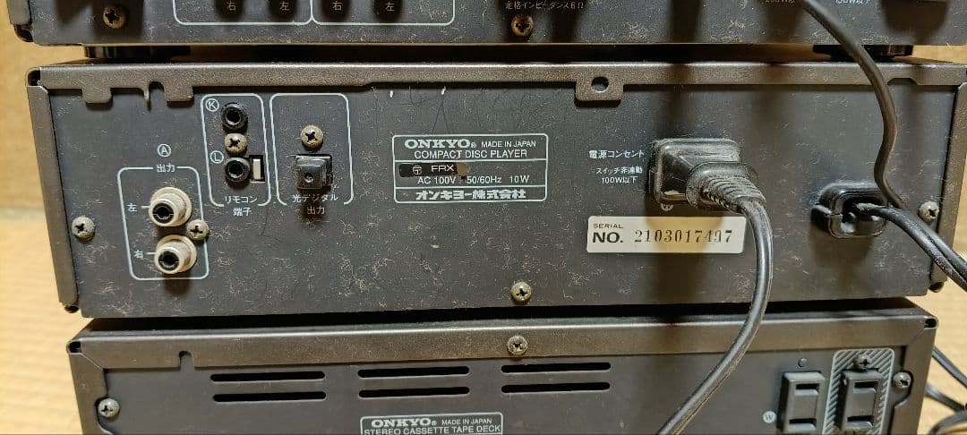 【希少】ONKYO ミニコンポ ESSAYスピーカー付