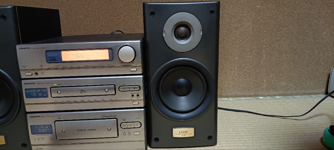 【希少】ONKYO ミニコンポ ESSAYスピーカー付