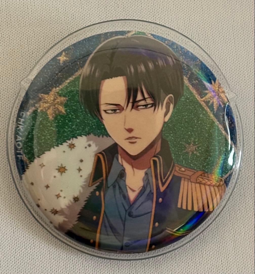 【進撃の巨人】リヴァイ 缶バッジ カバー付き　30個セット♪