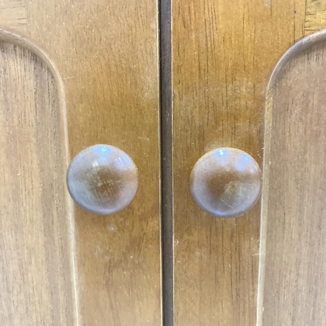 【カリモク】電話台　キャビネット　FAX台　花台